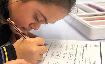 escritura del niño con síndrome de Down