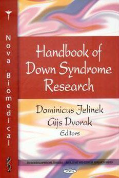 Handbook of Down Syndrome Research