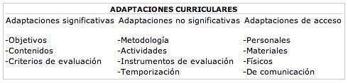 Adaptaciones curriculares